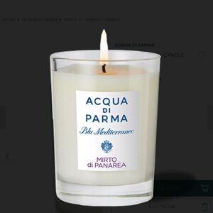 CANDLE/ACQUA di PARMA/MIRTO di PANERA/NEW